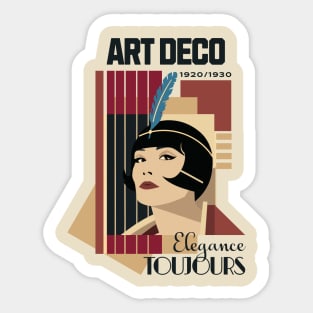 Artdeco Style Sticker